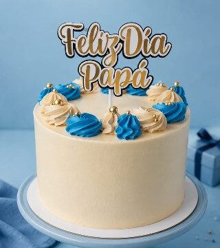 Torta papá en bizcocho o panqueque